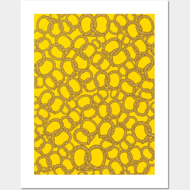 PRETZELS With Mustard Wall Art by SartorisArt1